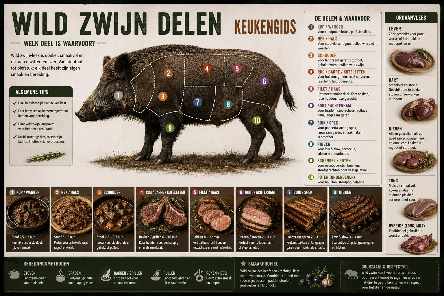 Wild zwijn uitleg