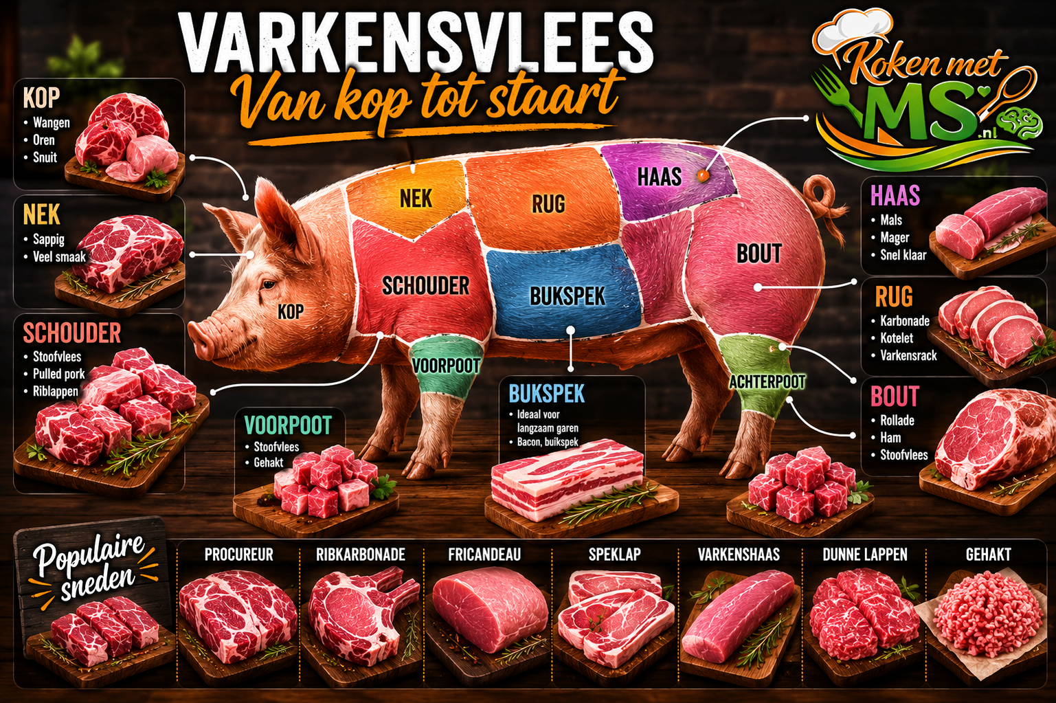 Varkens eetbare delen
