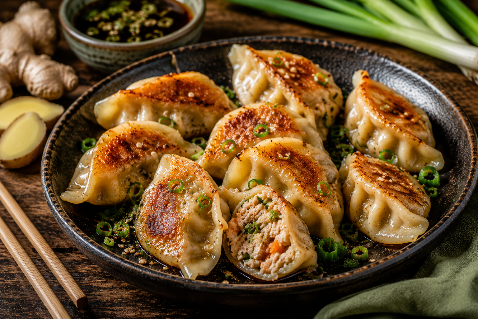 Kip-Gember Dumplings.