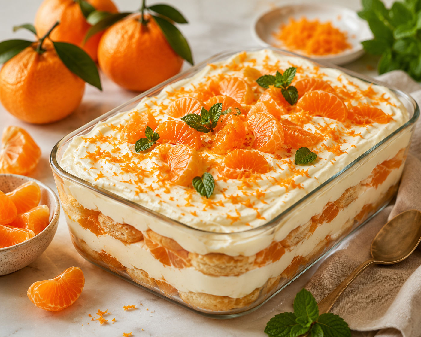 Clementine tiramisu.
