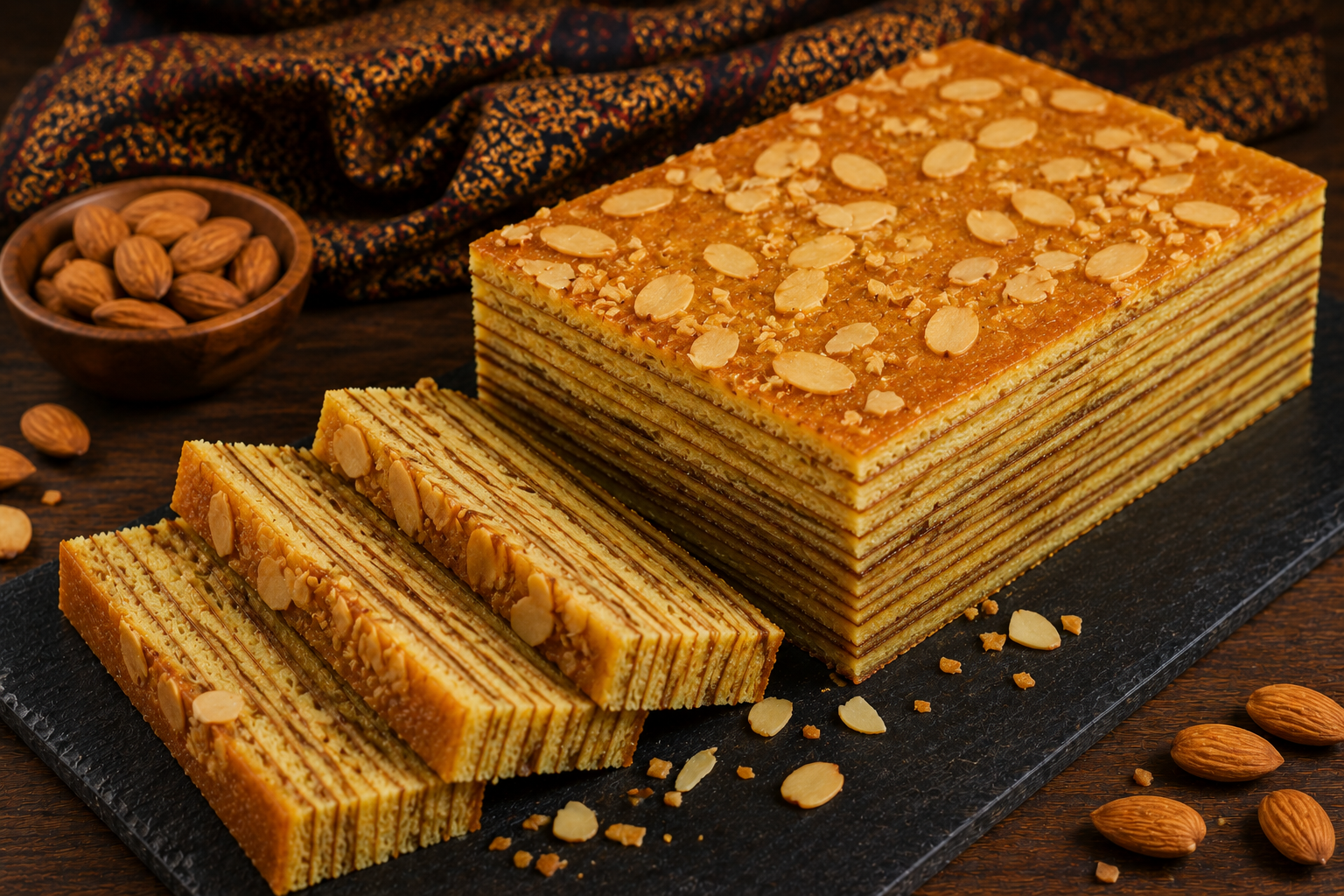 Amandel Spekkoek.