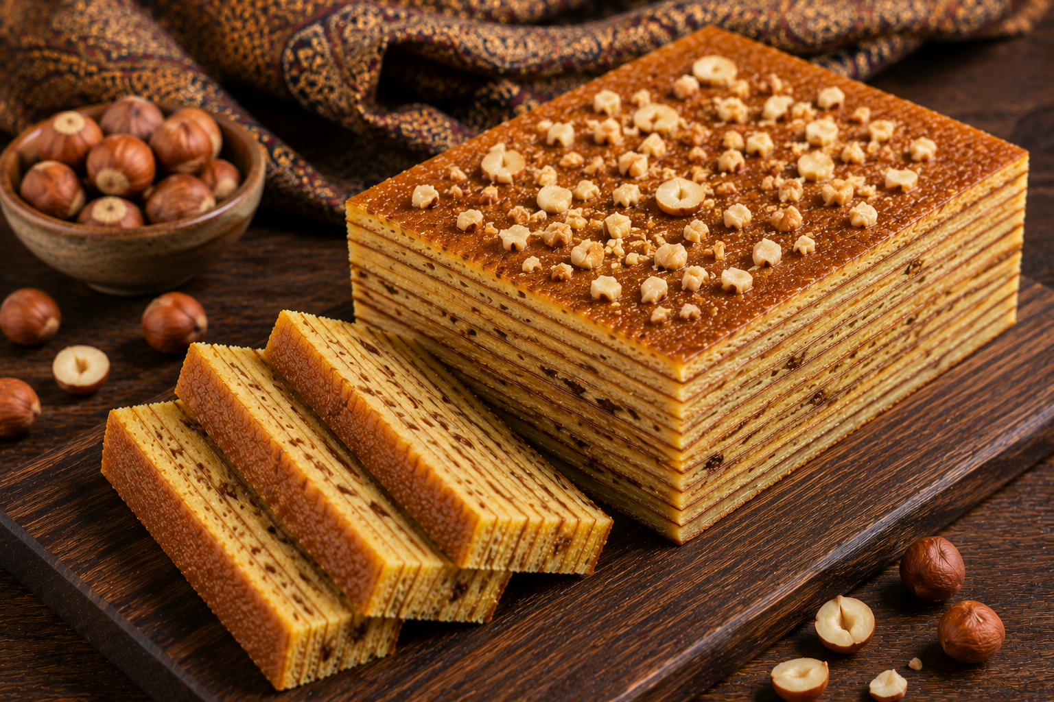 Hazelnoot Spekkoek.